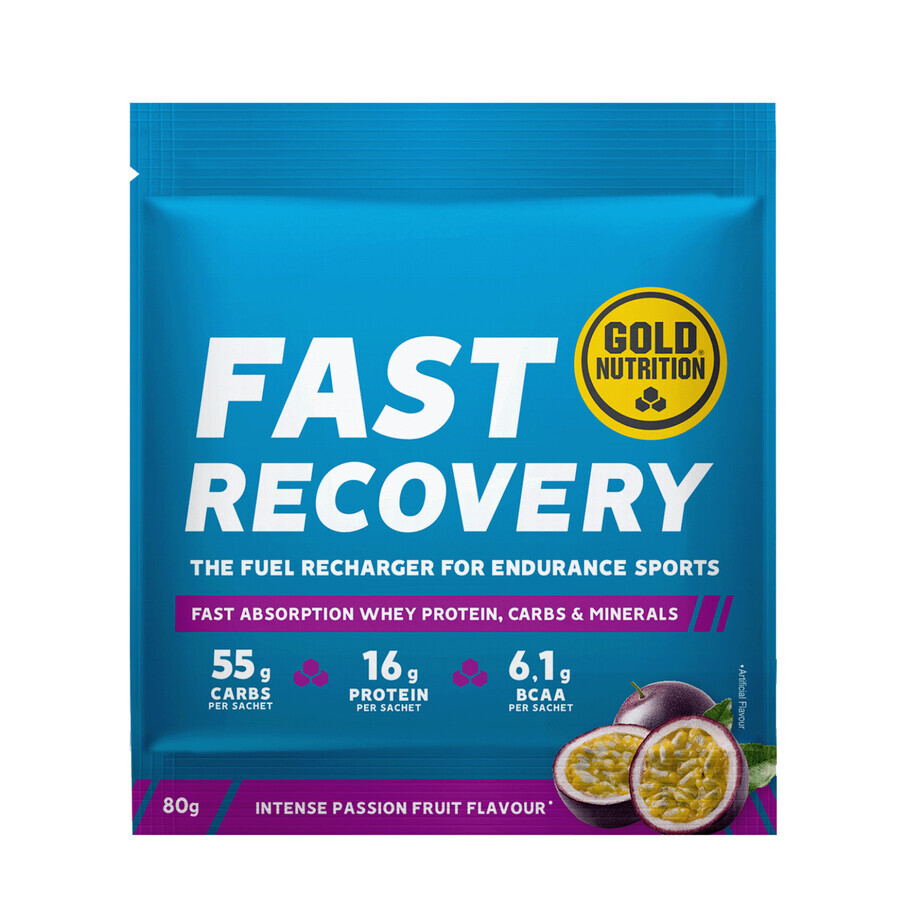 Fast Recovery Recovery Powder, Passion Fruit, 80 g, Gold Nutrition