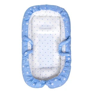 Nest Anti-Reflux-Beischläfer, 0 Monate+, Blue Stars, Sevi Bebe