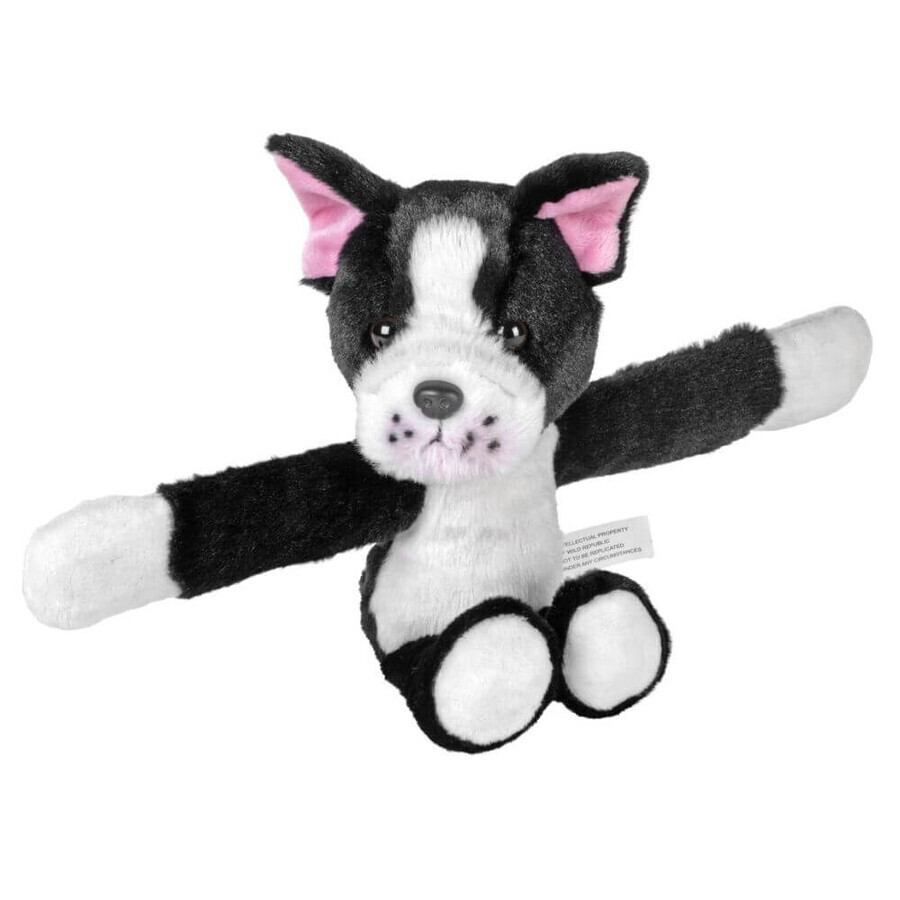 Pluche knuffel Boston Terrier Huggers puppy, 20 cm, Wild Republic