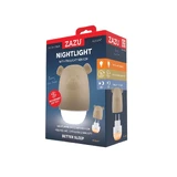 Nachtlampje met lichtsensor, 10 maanden+, Beige, Benny de Beer, Zazu Kids