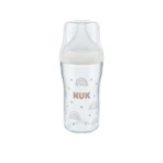 Glass feeding bottle Perfect Match, M, + 3 months, Rainbow, 230 ml, Nuk