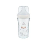 Glas-Trinkflasche Perfect Match, M, + 3 Monate, Regenbogen, 230 ml, Nuk