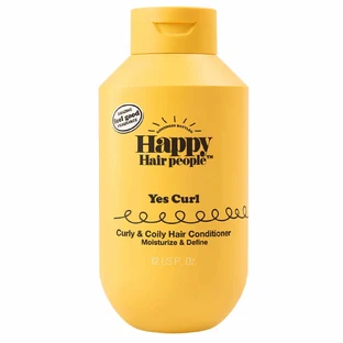 Hydraterende conditioner met ricinusolie en sinaasappel voor krullend en golvend haar, 355 ml, Happy Hair People