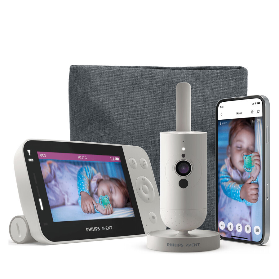 Video monitor connected to mobile app, SCD953/26, Philips Avent