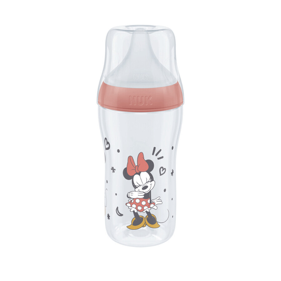 Bottle Perfect Match, + 3 months, Red, Minnie, 260 ml, Nuk