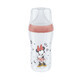 Bottle Perfect Match, + 3 months, Red, Minnie, 260 ml, Nuk