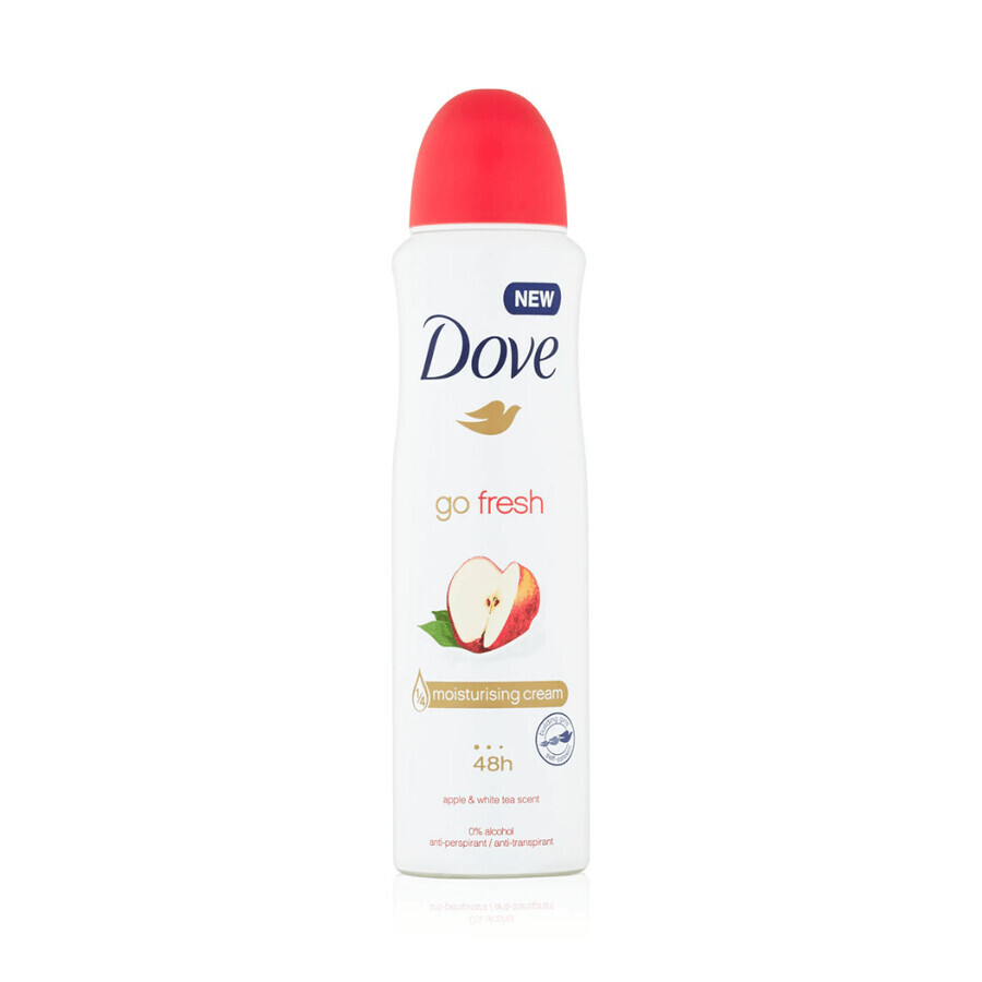 Deodorante spray, Mela e tè bianco, 250 ml, Dove