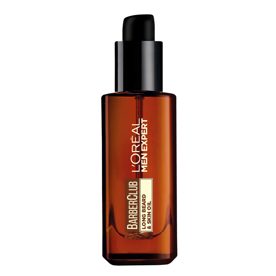 Beard and skin oil for men Barber Club Men Expert, 30 ml, Loreal Paris