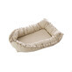 Baby Nest with steering wheels, + 0 months, Beige, Twindeco