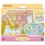Set of 3 figurines Sylvanian Families, 3 years+, Triplets Milk Rabbit, Epoch
