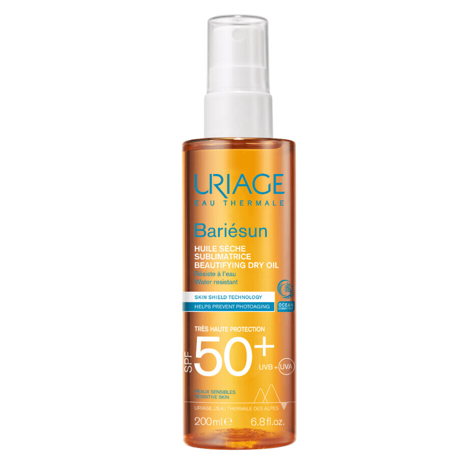 Bariesun Sublime Oil SPF50+, 200 ml, Uriage
