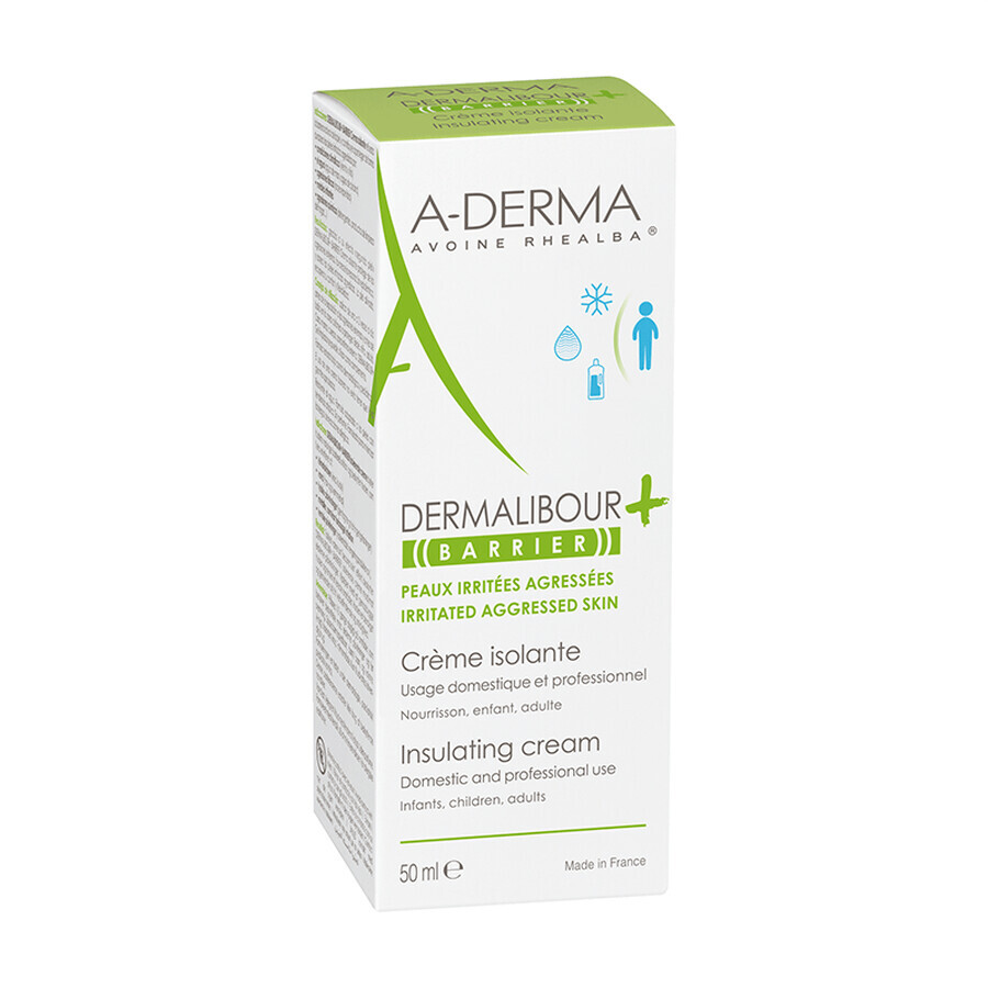 Crema aislante calmante Dermalibour+ Barrera, 50 ml, Aderma