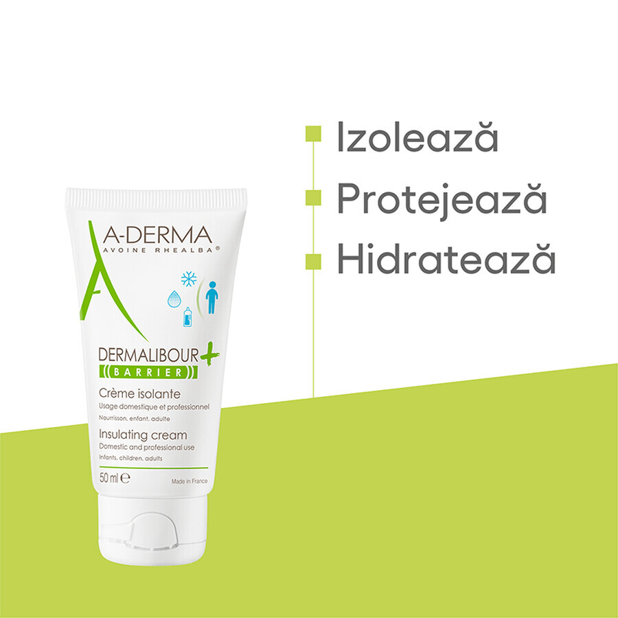 Crema izolanta calmanta Dermalibour+ Barrier, 50 ml, Aderma