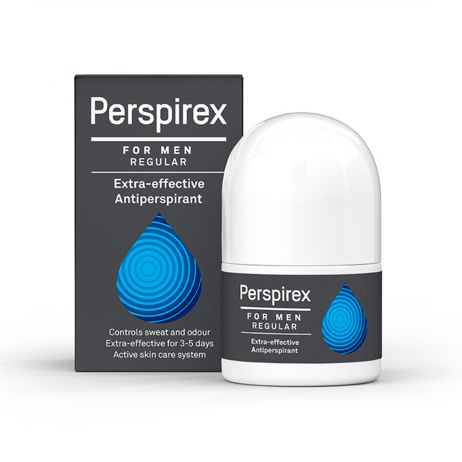Antiperspirant roll-on Regular Men, 20 ml, Perspirex