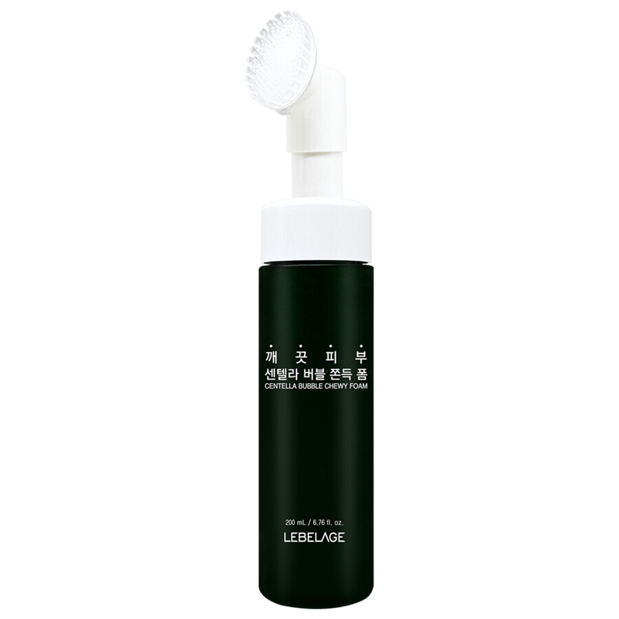 Espuma limpiadora con Centella Asiática, 200 ml, Lebelage