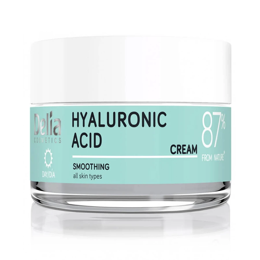 Crème visage lissante à l'acide hyaluronique, 50 ml, Delia Cosmetics
