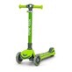 Boogie folding scooter with illuminated wheels, Green, Milly Mally