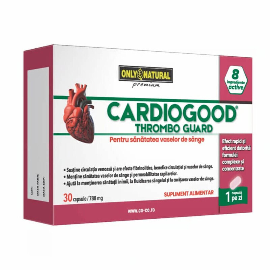Cardiogood Thrombo Guard, 30 capsules, Only Natural