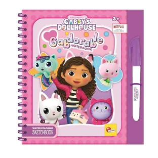 Coloring book Waterbook, +3 years, Gabby's Dollhouse, Lisciani