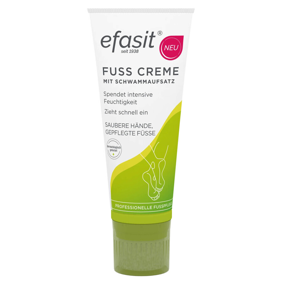 Crème hydratante pour les pieds, 75 ml, Efasit
