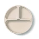 Silicone plate with suction cup, Beige, Babyono