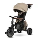 Triciclo ultraplegable 8en1 Comfo Max, 10 meses+, Beige oscuro, Qplay