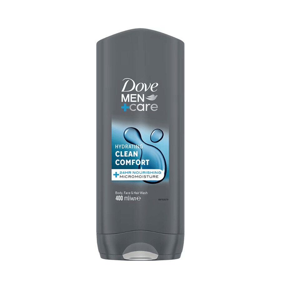 Gel de ducha Men+Care, Clean Comfort, 400 ml, Dove