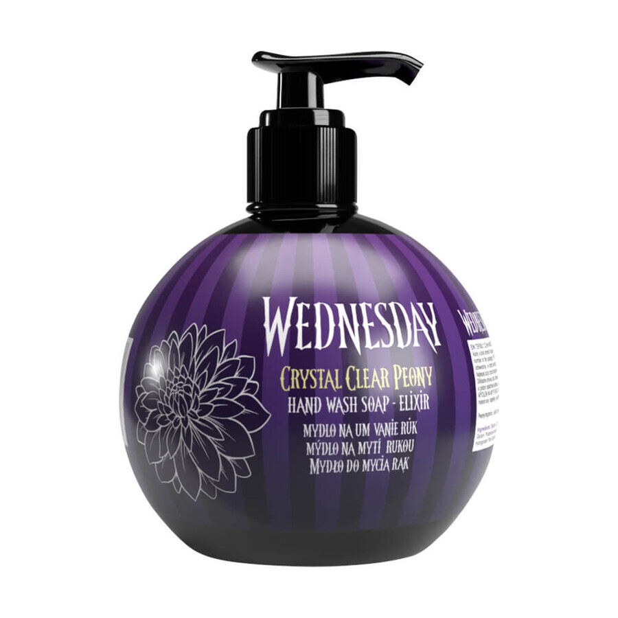 Sapone liquido Wednesday, Peony Crystal Clear, 200 ml, EDG