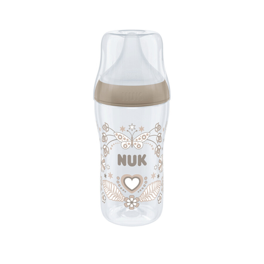 Bottle Perfect Match, M, + 3 months, Heart, 260 ml, Nuk