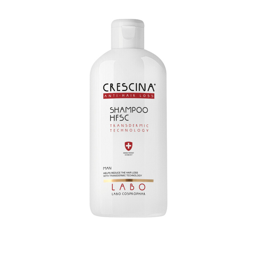 Anti hair loss shampoo for men Crescina Hfsc Transdermic, 500 ml, Labo
