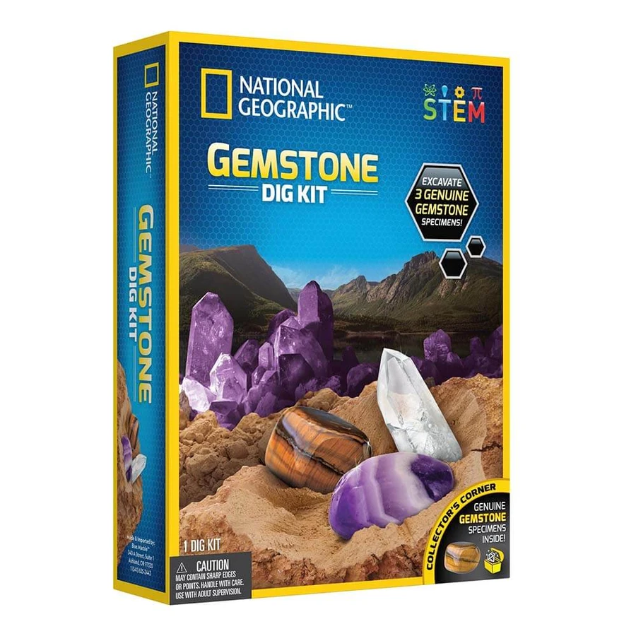 Let's Find Gemstones STEM Creative Kit, 8 years+, National Geographic
