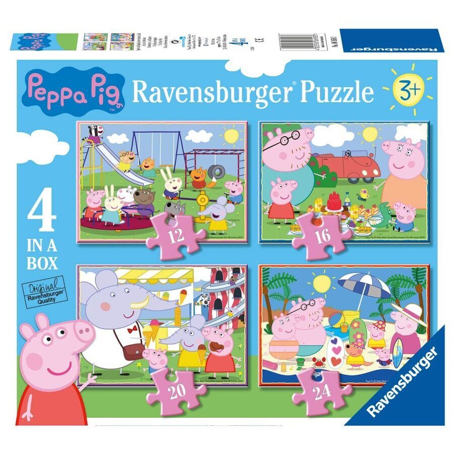 Puzzle Peppa Pig, 3 años+, Ravensburger