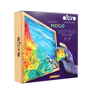 Set de création Succulentes Wood & Craft, 21 x 21 cm, 14 ans et +, Ocean Calm, Okto