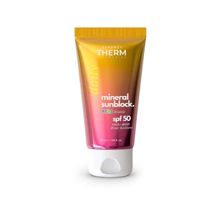 Minerale zonnebrandcrème SPF 50 voor kinderen en volwassenen, 50 ml, Synergy Therm