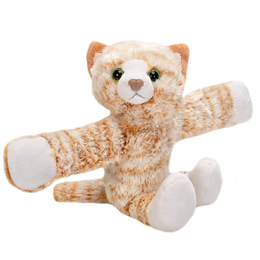 Peluche Huggers chaton orange, 20 cm, Wild Republic