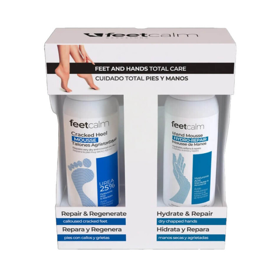 Kit pentru maini si picioare reparator cu 25% uree, Feet Calm