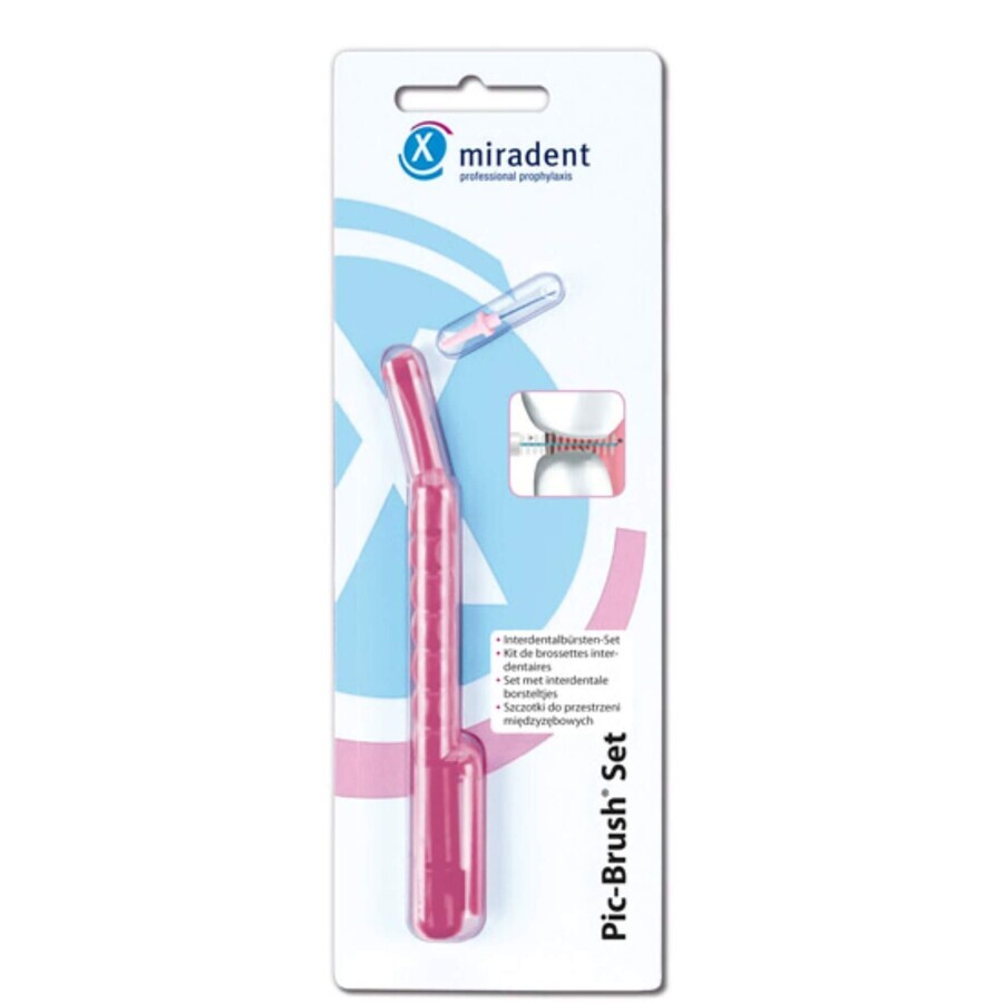 Kit di scovolini interdentali Pic, rosa, Miradent