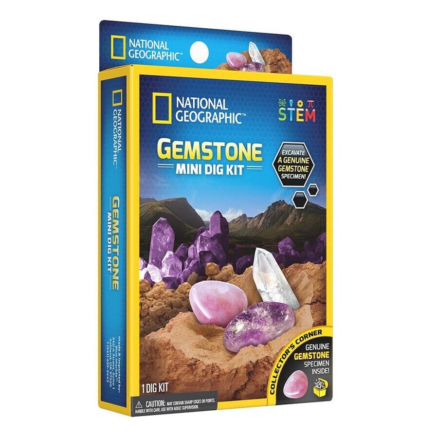 Mini Kit Creativ STEM Sa Cautam bijuterii, 8 ani+, National Geographic