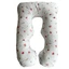 Umstandskissen 3in1 Maxim, Rosa mit Druck, Twindeco