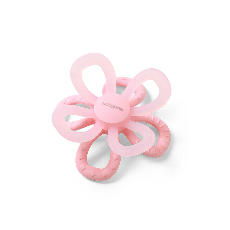Blume Zahnfleischring, 0 Monate+, Rosa, Babyono