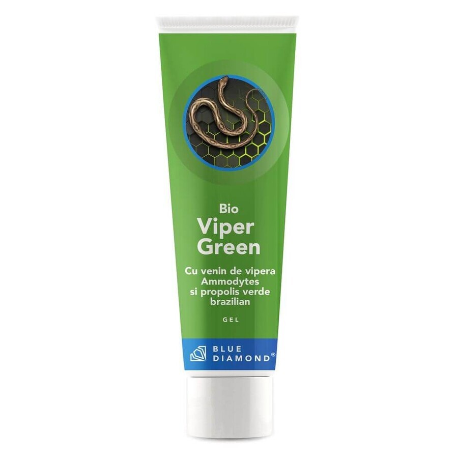 Organic gel with viper venom and Brazilian green propolis Viper Green, 50 ml, Blue Diamond