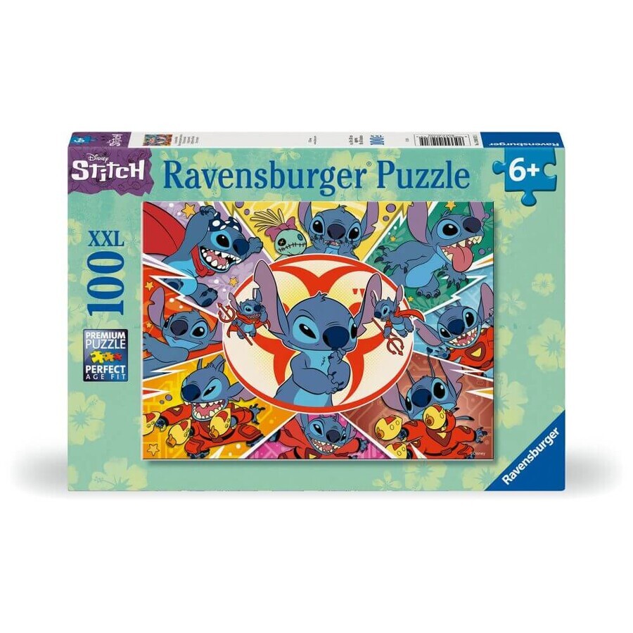 Puzzle Disney Stitch, 6 ans et +, 100 pièces, Ravensburger