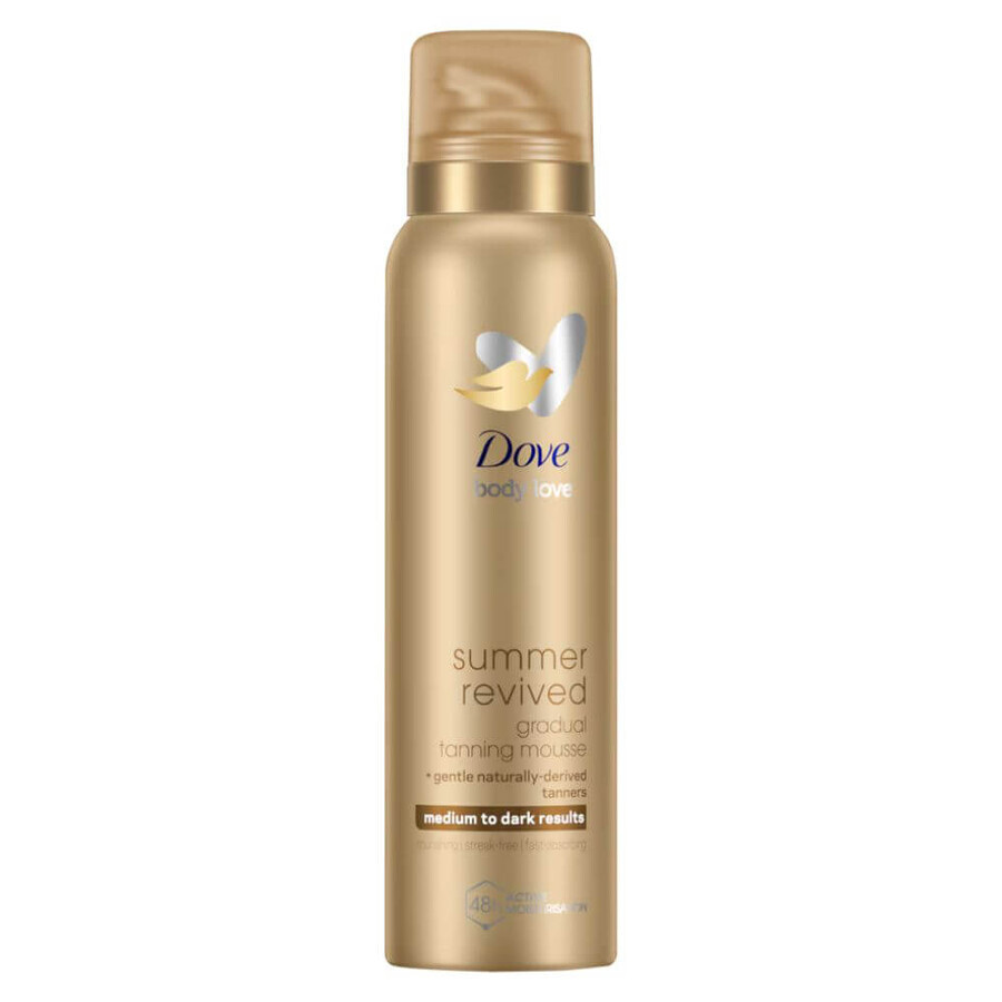 Self-tanning foam with progressive effect, medium to intense, 150 ml, Dove