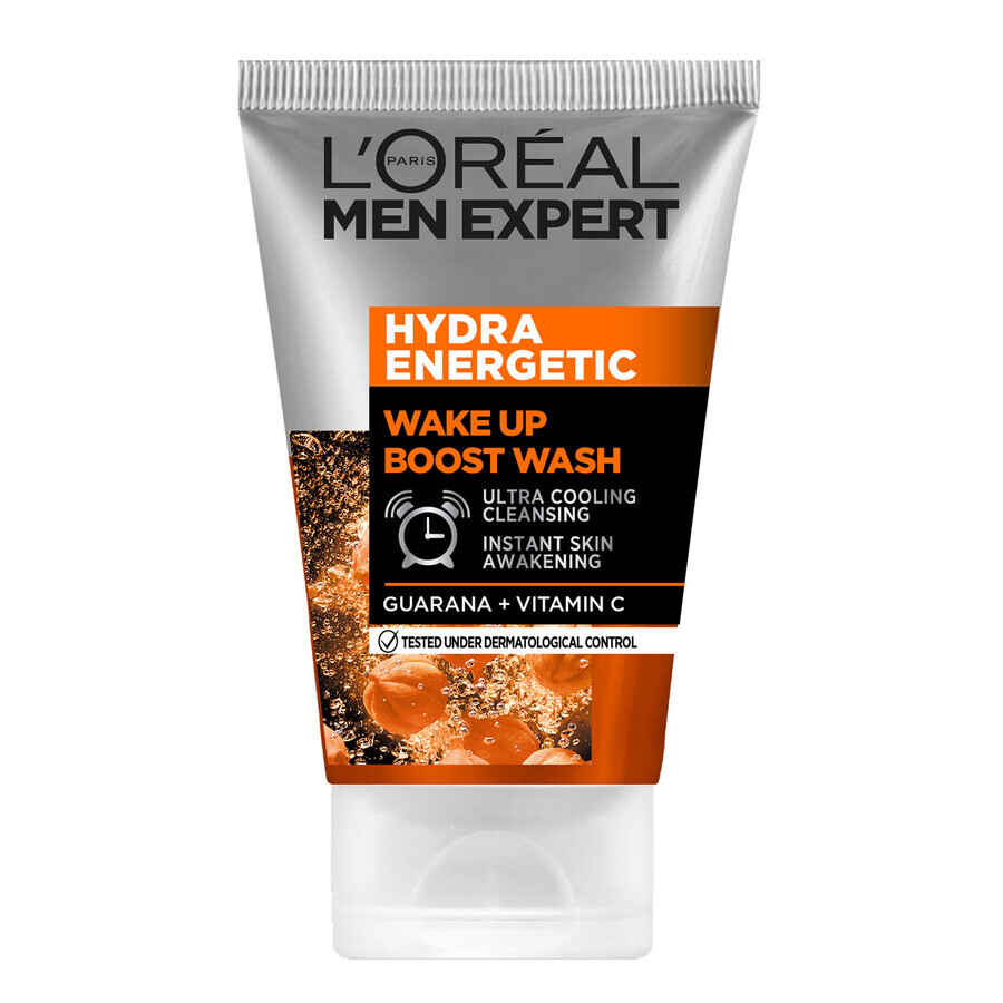 Men's Cleansing Gel Men Expert Hydra Energetic, 100 ml, Loreal Paris