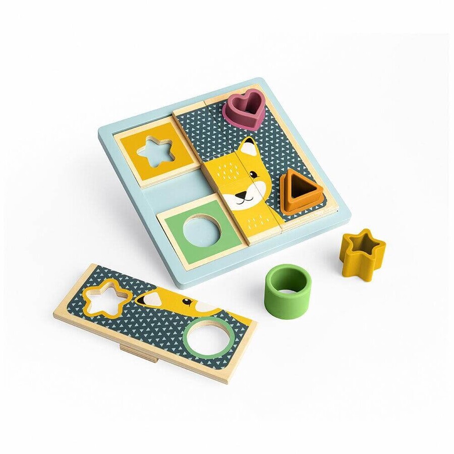Puzzle with shape sorter, 12 months+, Animals, BigJigs