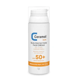 Sun Protection Cream SPF50+ for sensitive and reactive skin, 50 ml, Ceramol