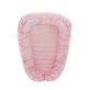 Baby Nest met stuurwielen, + 0 maanden, Roze, Twindeco