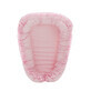 Baby Nest with steering wheels, + 0 months, Pink, Twindeco