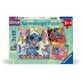 Disney Stitch to the Rhythm of Music jigsaw puzzle, 5 years+, 3x49 pieces, Ravensburger