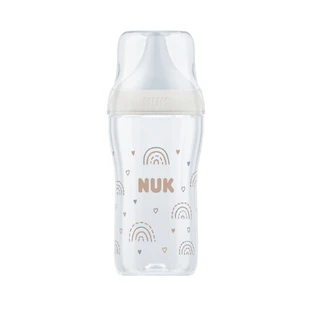 Biberon Perfect Match, M, + 3 mois, arc-en-ciel, 260 ml, Nuk